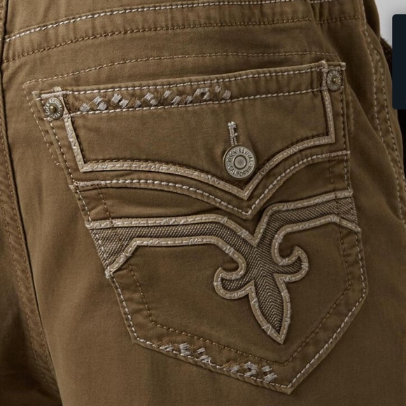 NWT Rock Revival Twill Joggers - Picture 2 of 10